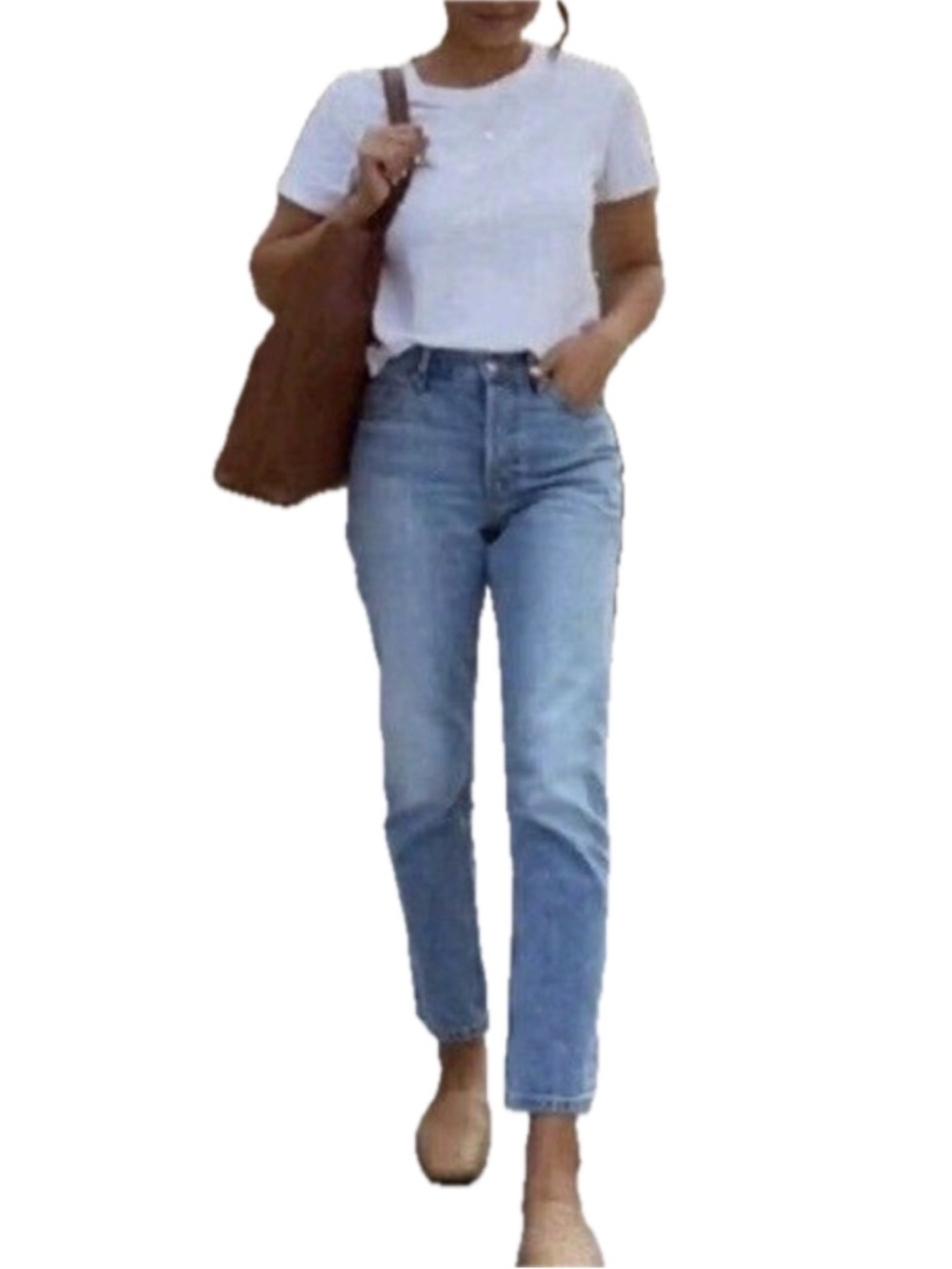 Everlane The Original Cheeky Straight Jean 26 High Rise Organic Cotton Denim - Picture 1 of 10